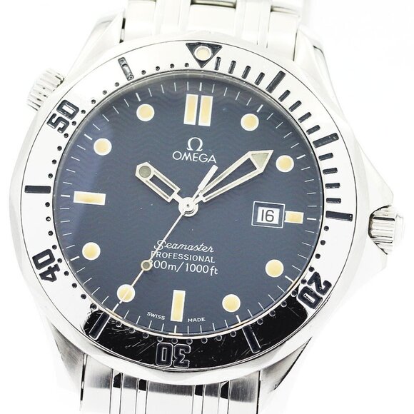 OMEGA Seamaster300 Professional 2542.80 Date Navy Dial Quartz Men's Watch_874118 - Picture 1 of 6